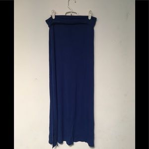 Dark blue maxi skirt
